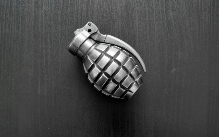 Isolated grenade